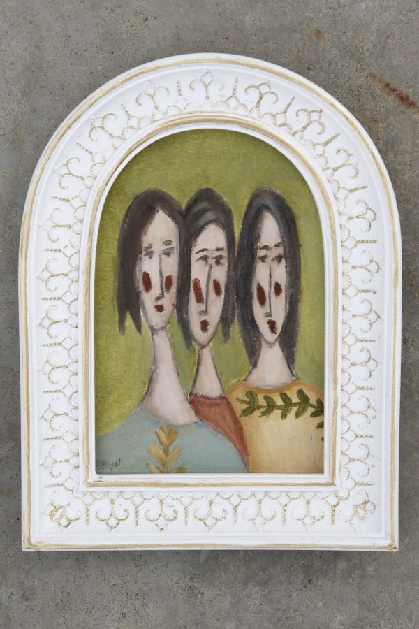 5x7 Sisters in oil